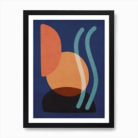 Mod Shapes 1 Art Print