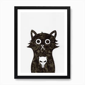 Punisher Cat Art Print