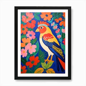 Bird In The Garden 1 Art Print