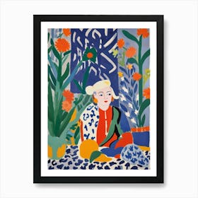 Matisse Inspired Bewildered Art Print