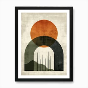 Markov Bauhaus Mid Century Art Print