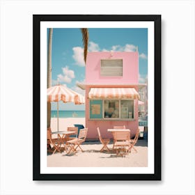 Beach Kiosk Art Print