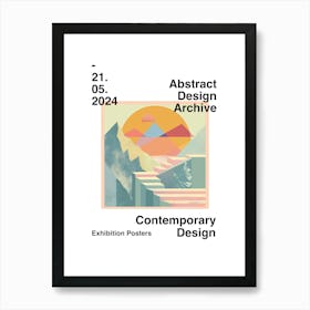 Abstract Design Archive Poster 22 Art Print