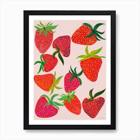 Strawberry Harvest Art Print