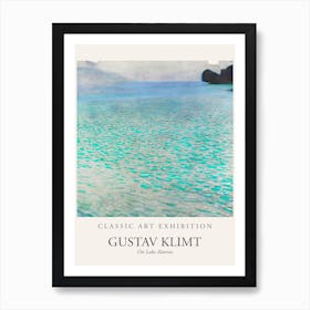 On Lake Attersee, Gustav Klimt Poster Art Print