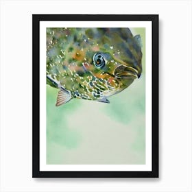 Grouper II Storybook Watercolour Art Print