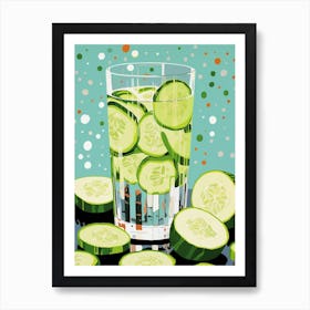 Gin & Tonic Pop Art Inspired 4 Art Print