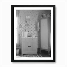 Washstand In House Occupied By Married Hired Hand And His Wife Art Print