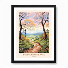 The South Tyne Trail England Hike Poster Art Print