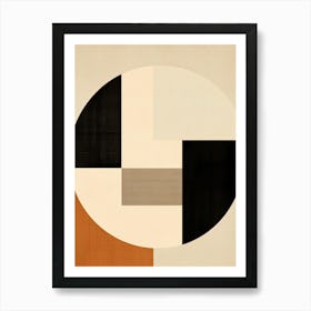 Abstract Reverberations; Bauhaus Harmonies Art Print