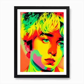 Deftones Colourful Pop Art Art Print