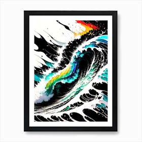 Rainbow Wave 2 Art Print