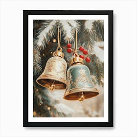 Christmas Jingle Bells Art Print