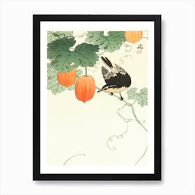 Bird And Khaki, Ohara Koson (1900 1930), Ohara Koson Art Print