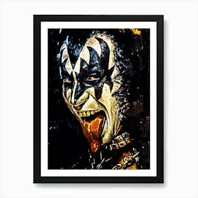 Kiss Art Print