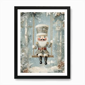 Christmas Nutcracker Art Print