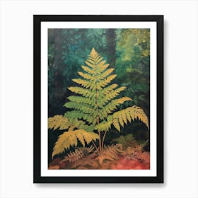 Boston Fern Painting 3 Art Print