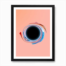 Black Hole Art Print