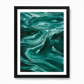 'Green Water' Art Print