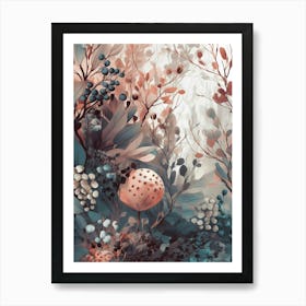 Lilac berries Art Print