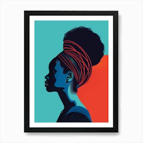 Portrait Of African Woman 41 Art Print