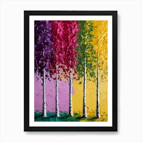 Birch Trees Poster