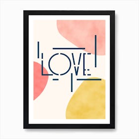 Pieces Of Love Art Print