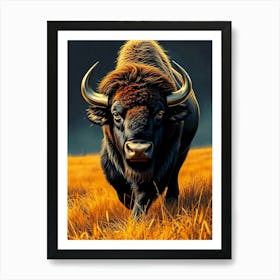 Wild Animal Creative Portrait 14 Art Print