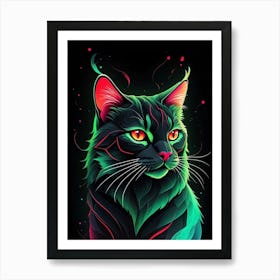 Cat Art Art Print