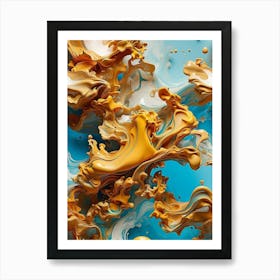 Abstract Painting 27 Art Print