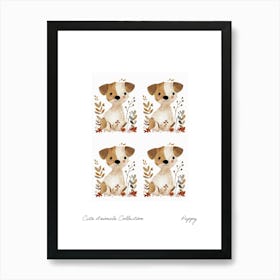 Cute Animals Collection Puppy 3 Art Print