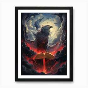 Eagle In The Sky Art Print