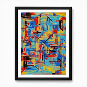 Abstract Painting, Abstract Art, Abstract Painting, Abstract Painting, Abstract Painting, Abstract Painting, Abstract Painting 2 Art Print