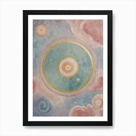 Cosmic Umbrella Art Print