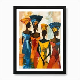 African Woman African Culture 7 Art Print