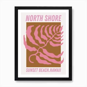 North Shore Beach Hawaii Art Print