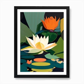 American Lotus Fauvism Matisse 2 Art Print