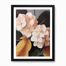 Flower Illustration Hydrangea 3 Art Print