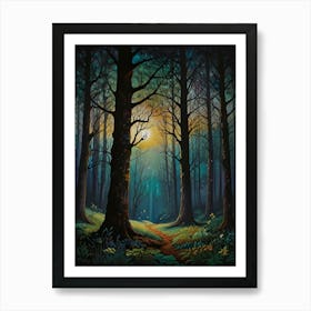 Forest Path 3 Art Print