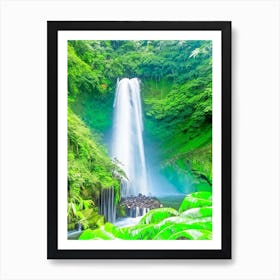 Nauyaca Waterfalls, Costa Rica Majestic, Beautiful & Classic (2) Art Print