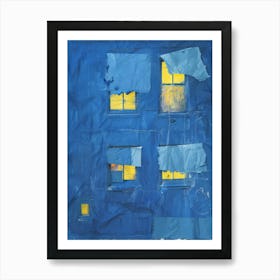 'Blue House' Art Print