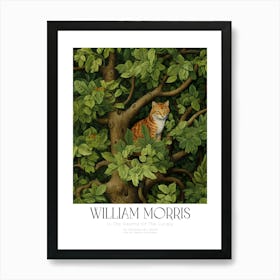 William Morris Cat Art Print