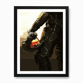 Halo gaming movie Art Print