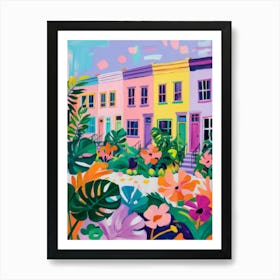 Colorful Houses 4 Art Print