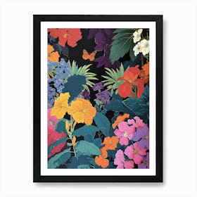 Hokusai  Great Japan Flowers Japanese 7 Art Print