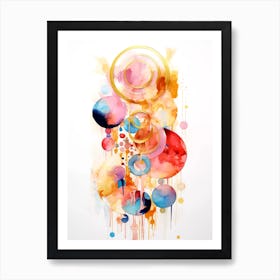 Abstract Watercolor Painting 1 Art Print