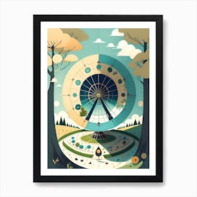 Wheel Of Life 1 Art Print