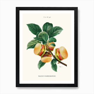 Burger Plant Art Print