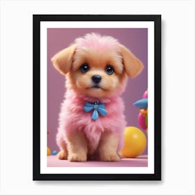 Cute Puppy Art Print