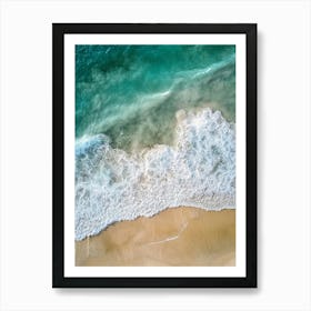 Aerial View Of A Beach 52 Art Print